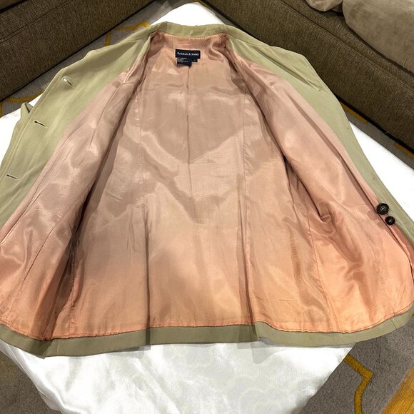 Vintage Tristan & Iseut Tan Safari Inspired Jacket, Size 11 - Picture 7 of 15